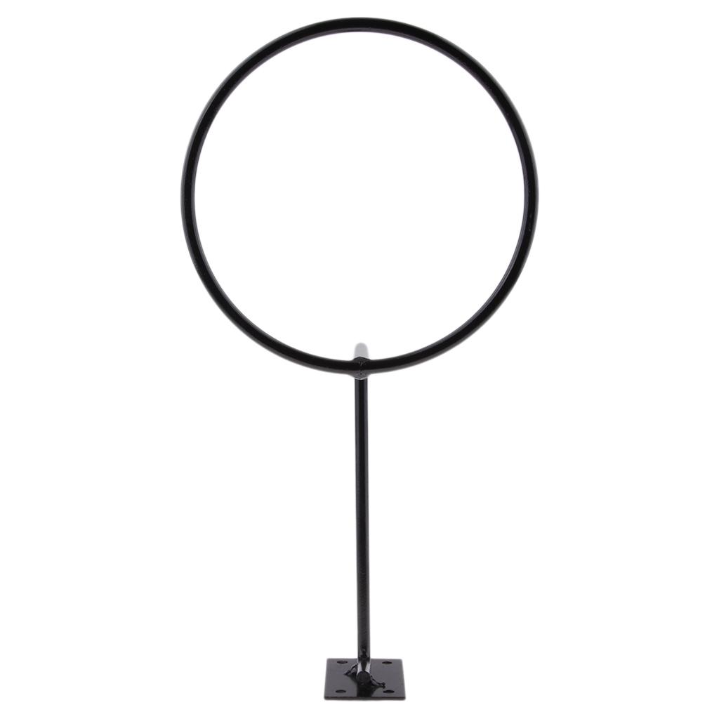 2pcs Heavy Duty Wall Mounted Wall Hooks Hat Rack Helmet Storage Holder Black