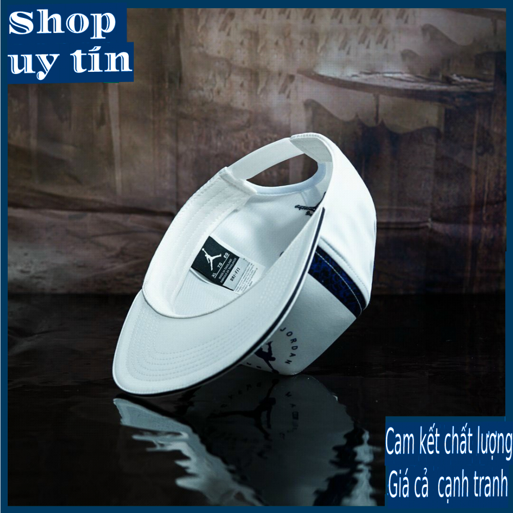 [ Miễn ship / giảm giá ] MŨ NÓN KẾT LƯỠI TRAI SNAPBACK VÀNH PHẲNG JD CLASSIC CÁ TÍNH - trắng xanh
