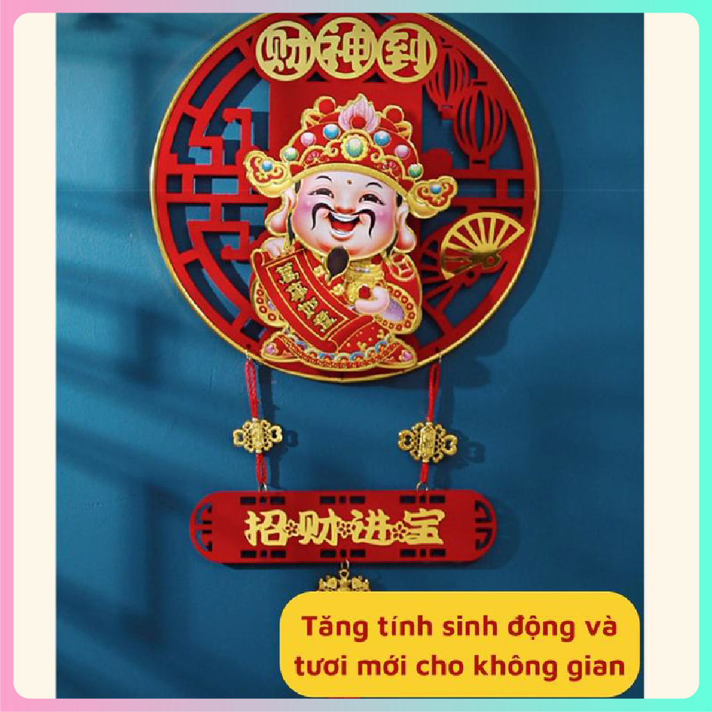 Ông Thần Tài lắc đầu gọi TÀI - LỘC cho mọi nhà, Dây treo ông Thần Tài Tết cầu may mắn