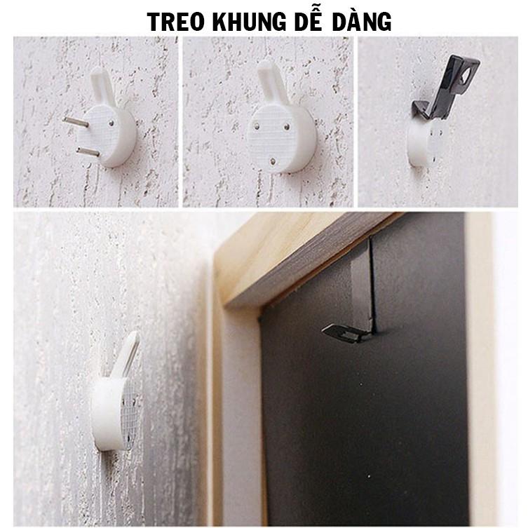 Khung treo tranh ghép hình 1000 mảnh kích thước 38*26cm kèm đinh treo tranh