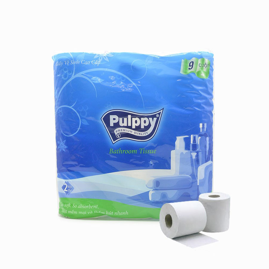 Giấy Vệ Sinh Pulppy CLassic (9 Cuộn)