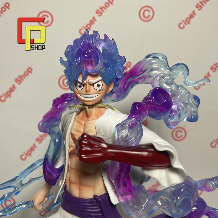 Mô hình Luffy Gear 5 Nika chiến đấu - Figure Luffy Nika Đảo hải tặc