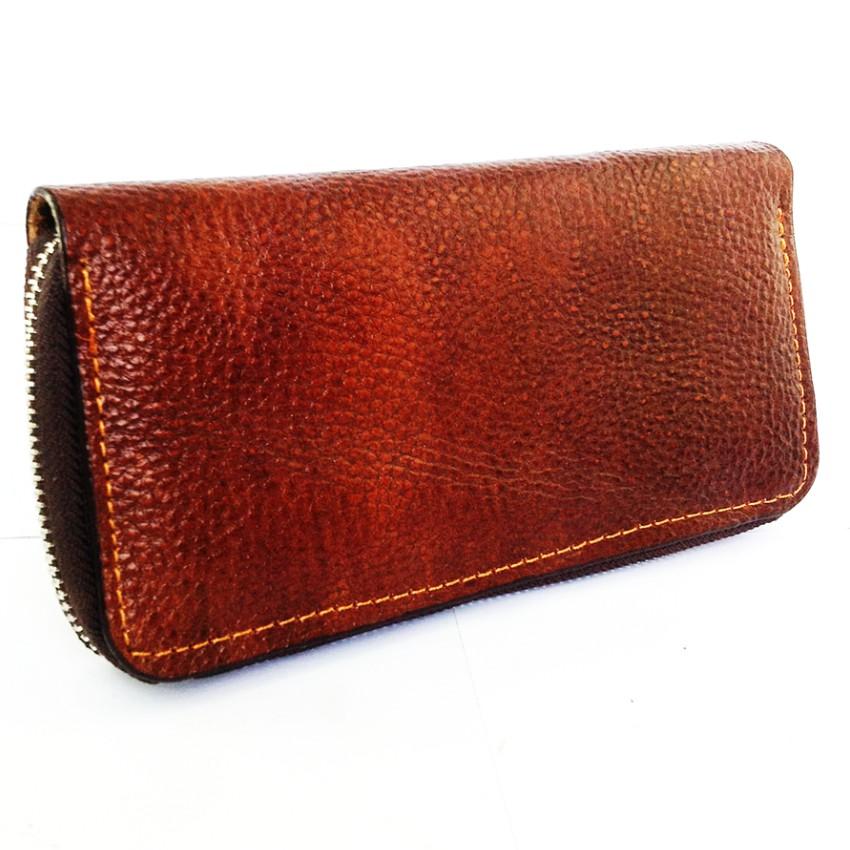 Ví nữ da thật khâu kiểu dáng riêng biệt 204422