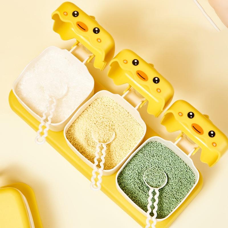 Hũ Nhựa Đựng Gia Vị Con GÀ Hộp Lọ Đựng Thực Phẩm Ngũ Cốc Đồ Khô Decor Phòng Bếp
