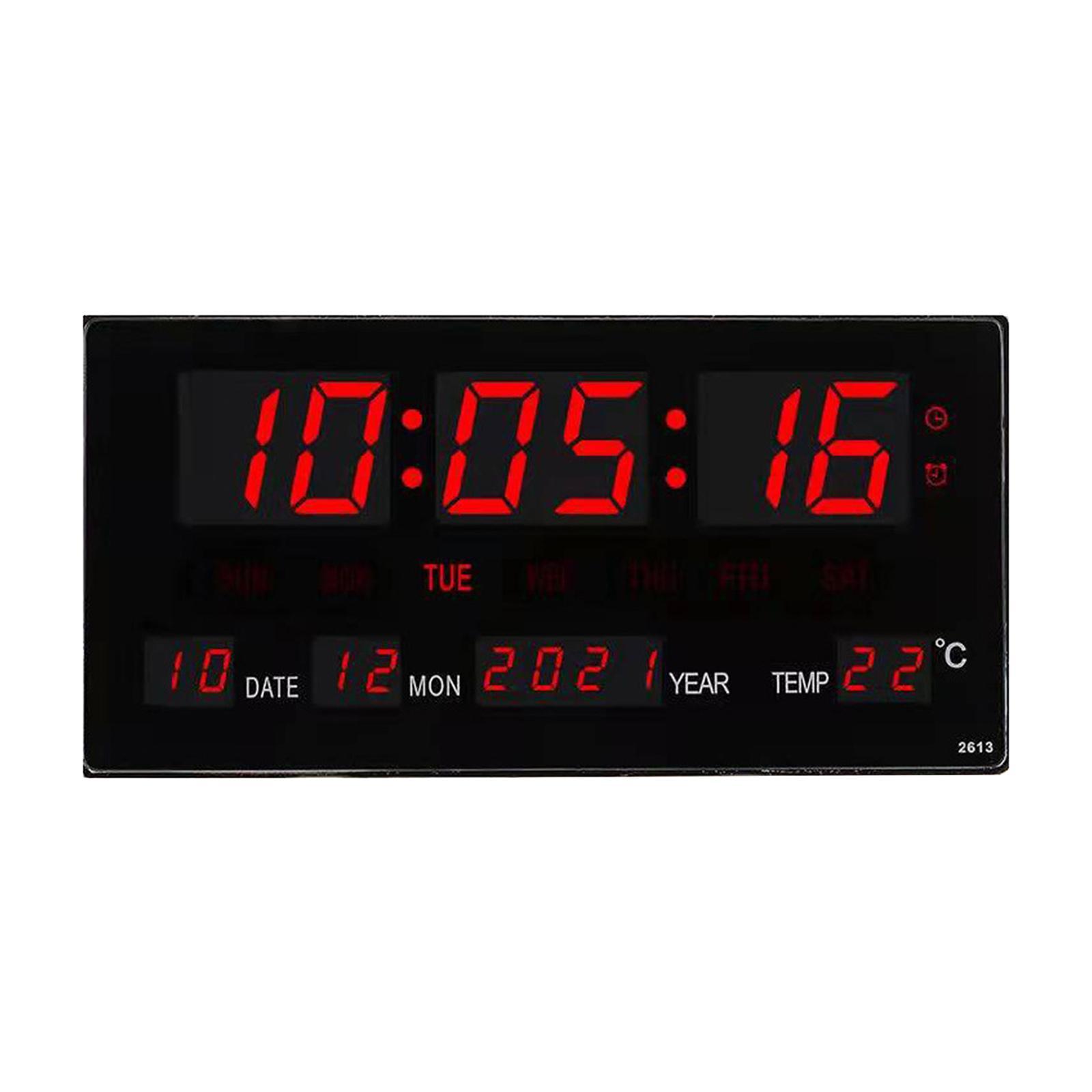 17'' LED Screen Clock 24H Time  US
