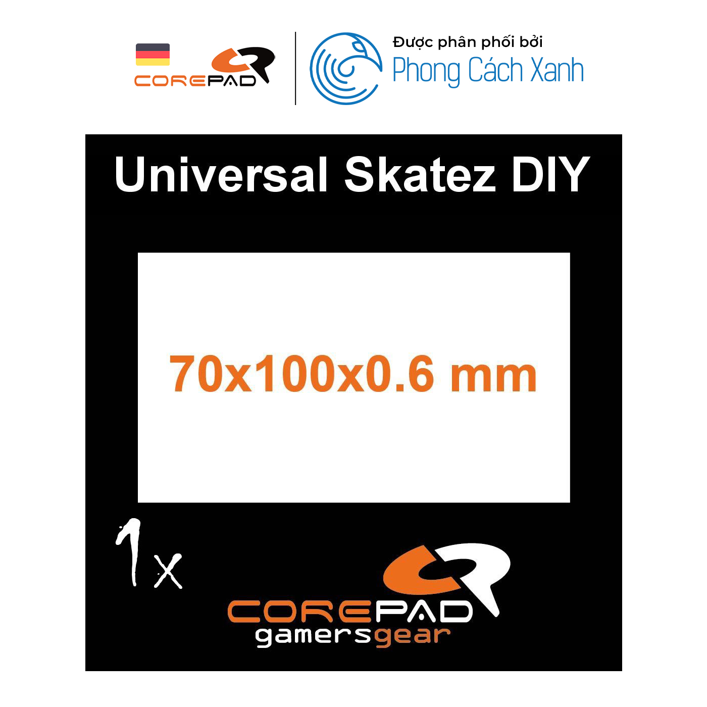 Feet chuột PTFE Corepad Skatez PRO UNI S1 Mouse-Feet universal use - Hàng Chính Hãng