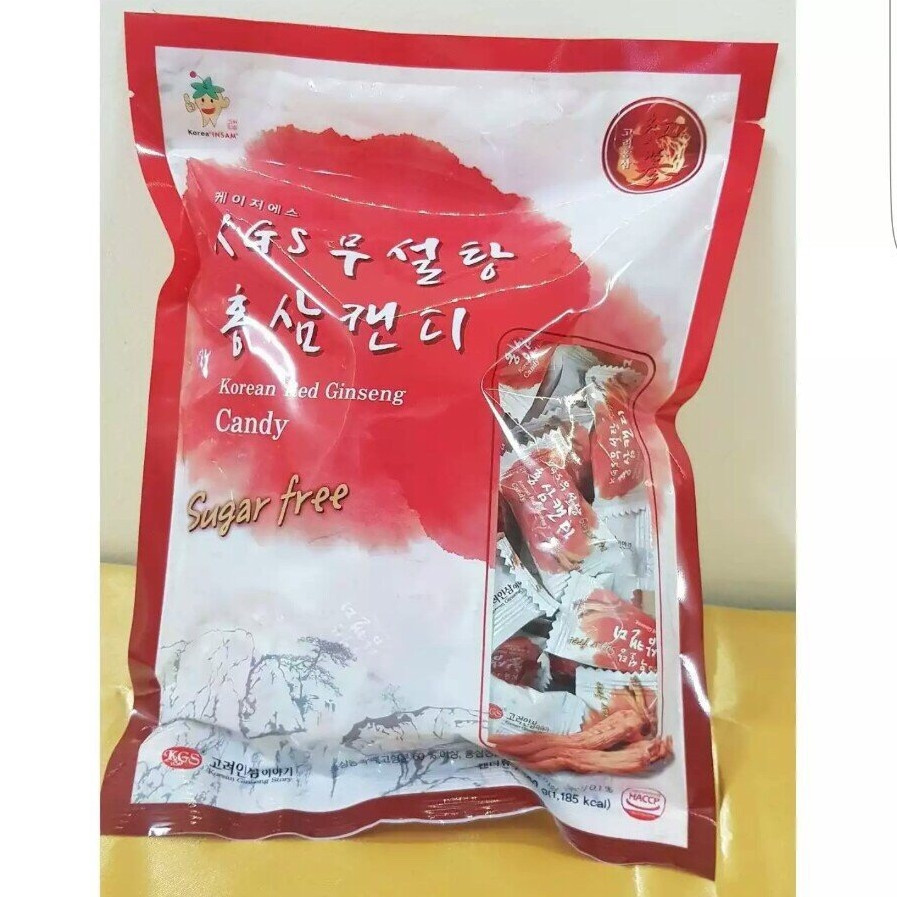 Kẹo hồng sâm không đường Kgs Hàn Quốc (300g)