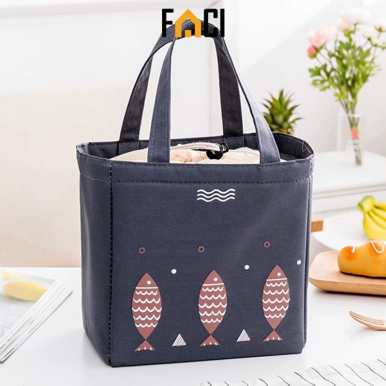 Túi giữ nhiệt đựng hộp cơm chống thấm nước bảo quản thực phẩm cực tốt cho dân văn phòng