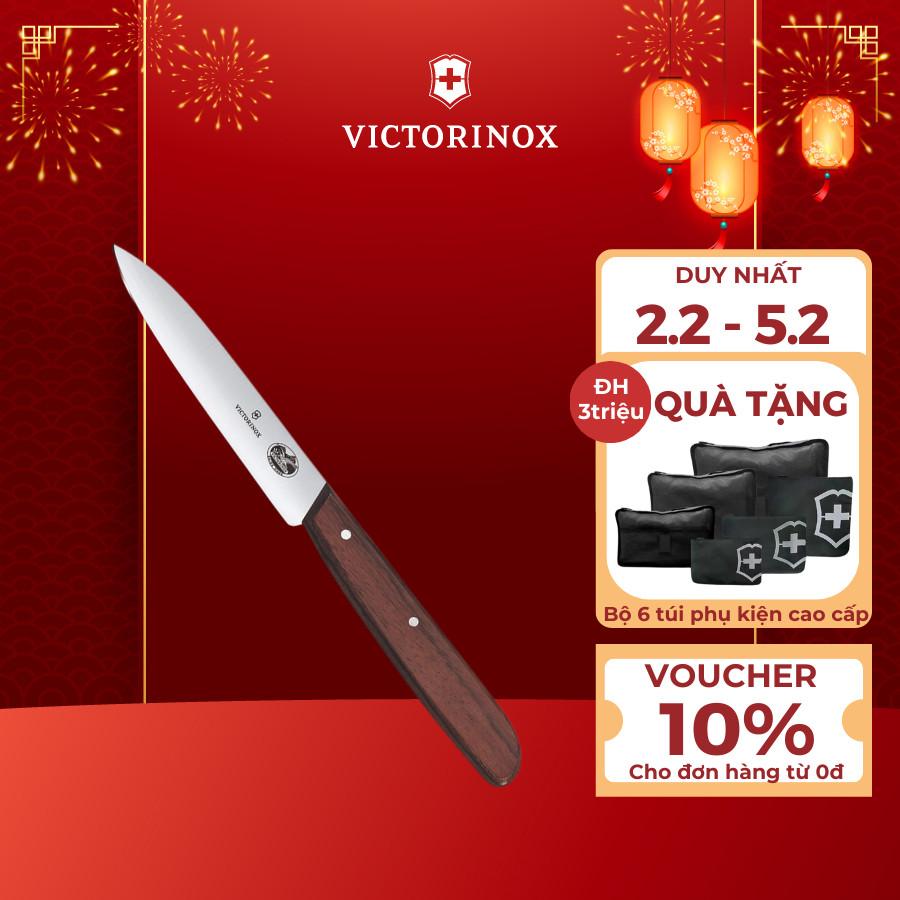 Dao cắt gọt cán gỗ 10cm Victorinox Thụy Sỹ