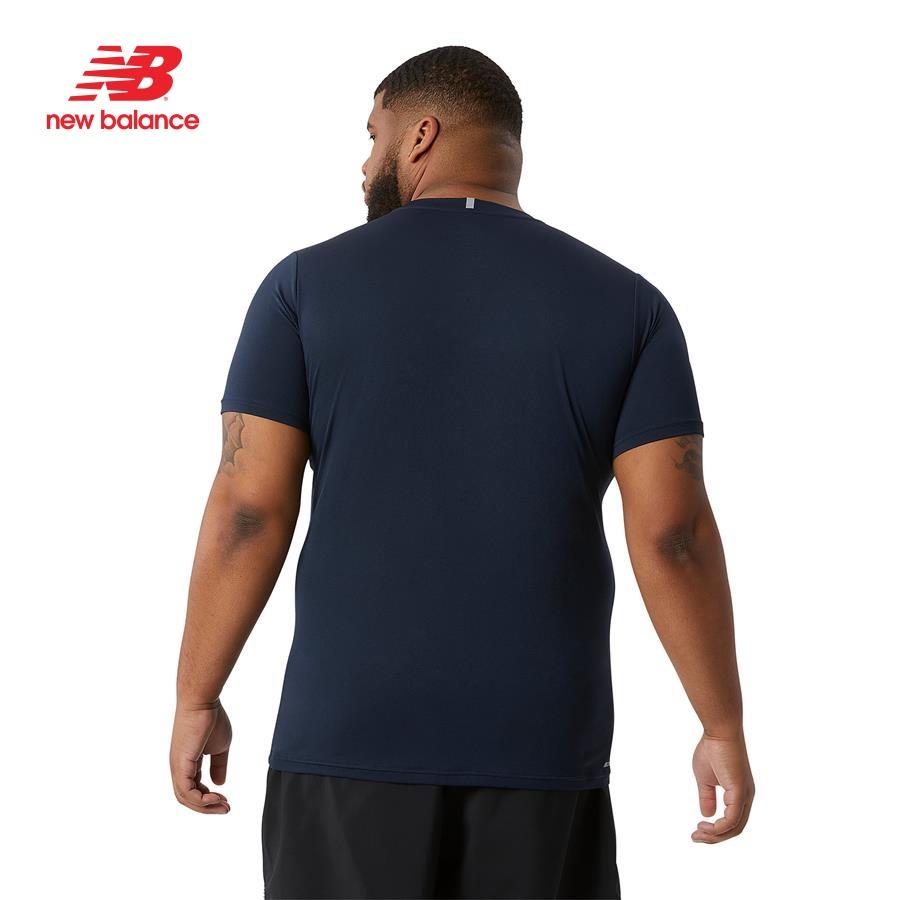 Áo thun thể thao nam New Balance APP RUNNING T-SHIRT M ECLIPSE - MT11205ECL (form quốc tế)