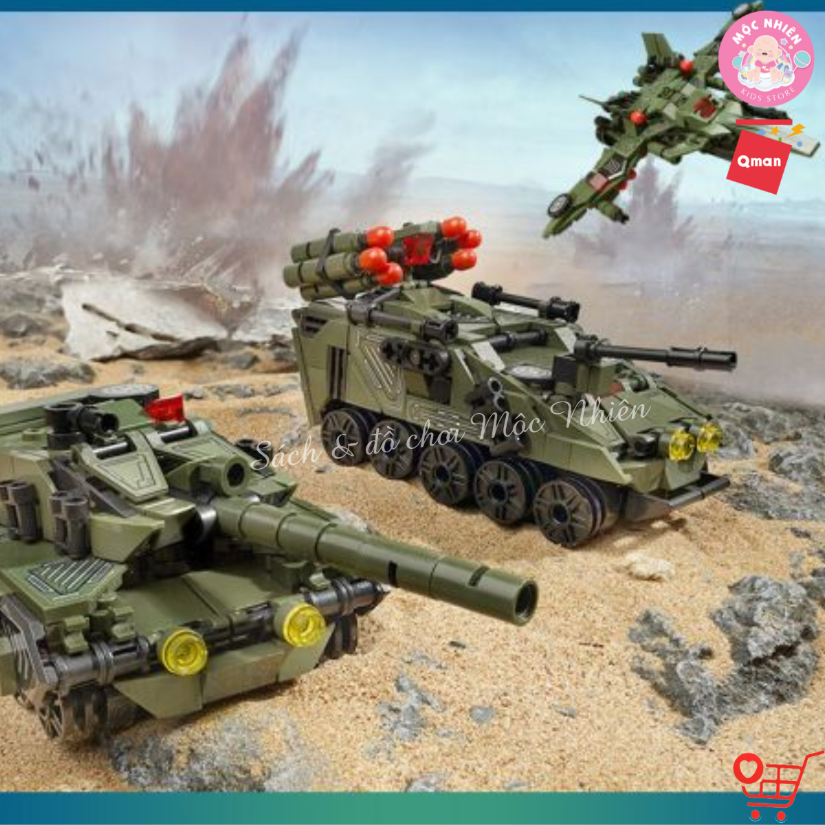Đồ chơi lắp ráp xếp hình Qman 42112 - Tiên Phong - Dành cho bé trai từ 6 tuổi