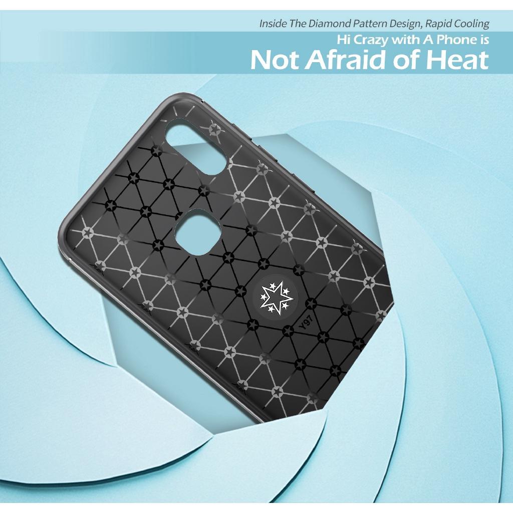 Ốp điện thoại silicone mềm có vòng nhẫn từ tính cho Vivo V11 / V11 Pro / V11i