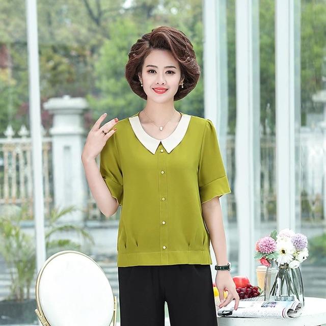 Áo kiểu phối màu cao cấp BT55-0920