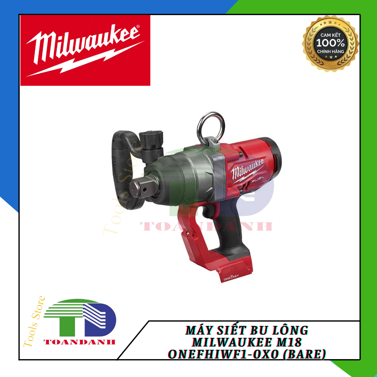 Máy siết bu lông MILWAUKEE M18 ONEFHIWF1-0X0 (bare) chính hãng bảo hành 12 tháng