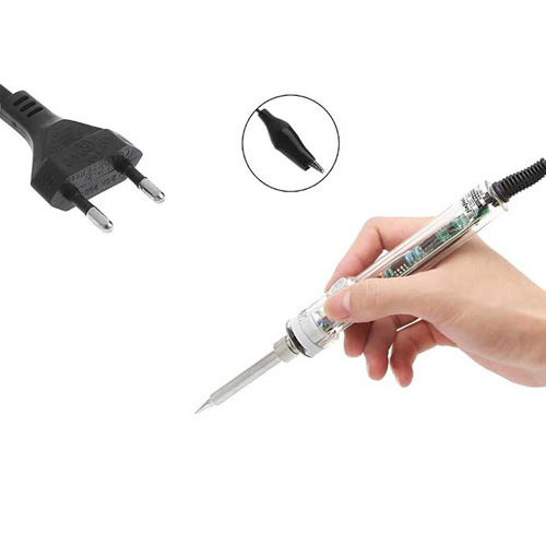 Tay Hàn 907 60W Có Điều Chỉnh Nhiệt Độ Thường - Phụ Kiện: Senser 907, Mũi hàn 907: T-K, T-Sk, T-I, T-2.TC