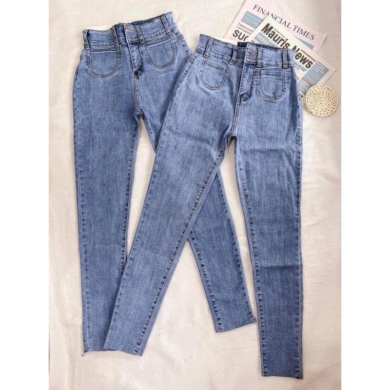 Quần jeans skinny ôm cạp cap túi U- hình thật shop chụp