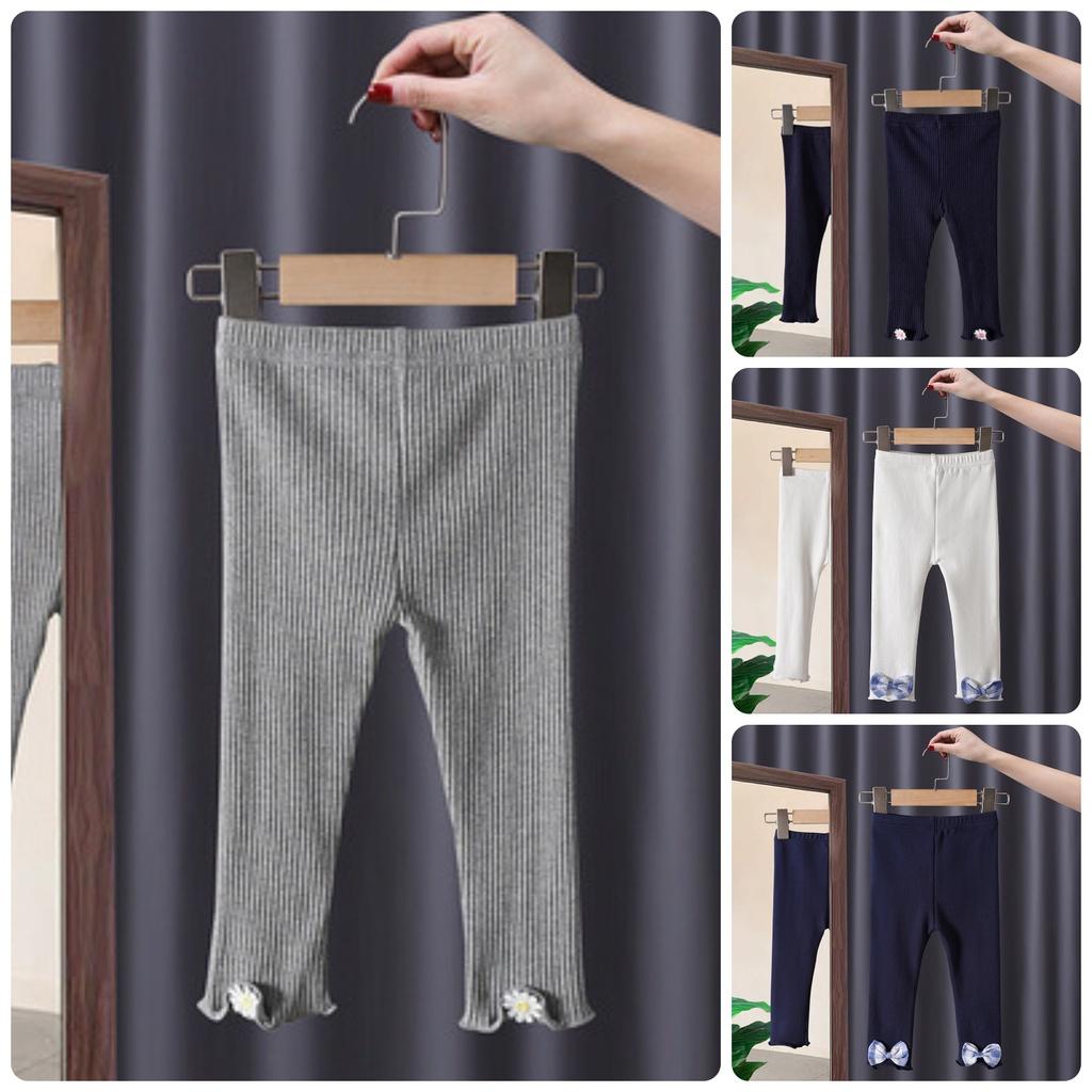 QTT8 Size90-130 (9-25kg) Quần legging thun cho bé gái Thời trang trẻ Em Hàng quảng châu