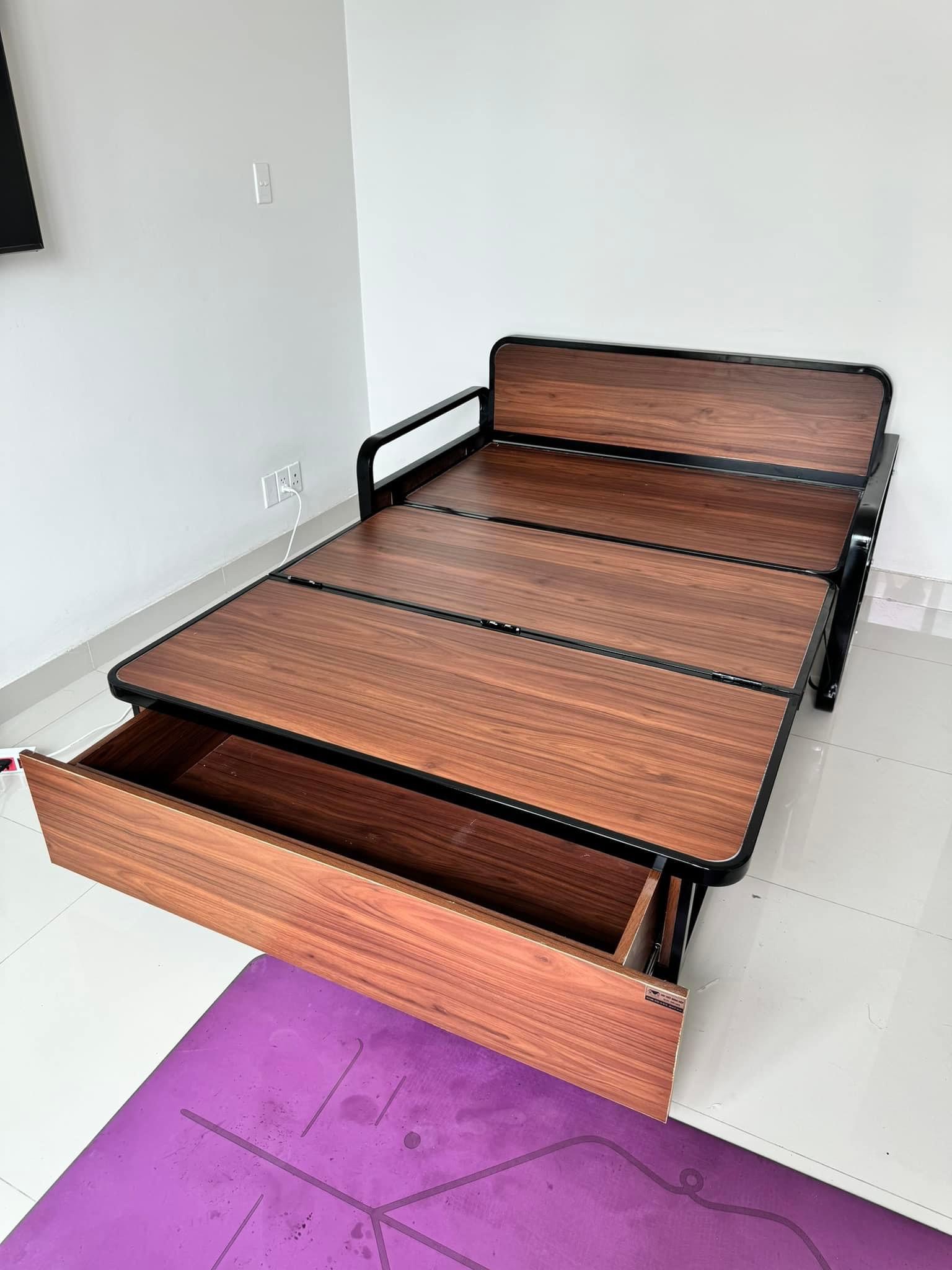 Giường sofa,Sofa giường gấp gọn thông minh Juno Sofa giải pháp tiết kiệm không gian tiện lợi
