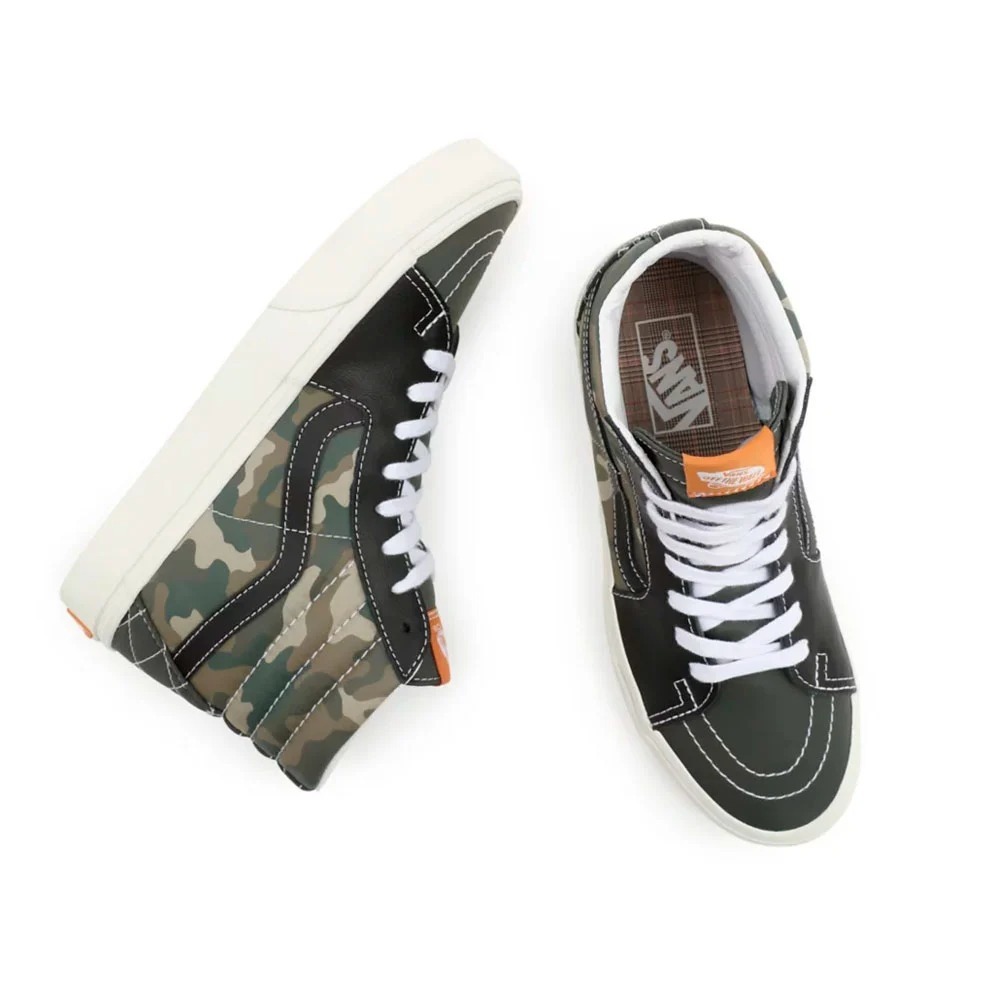 Giày sneaker Vans chính hãng - cổ cao - đệm lót êm ái - vải canvas - họa tiếc -  -   - VN0A5JMJA57