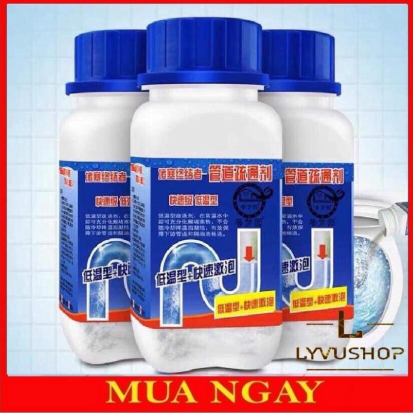 Bột Thông Tắc Cống, Đường Ống, Bồn Cầu, Bồn Rửa Mặt..Xử Lý Triệt Để Cặn Bã, Chất Thải Hữu Cơ kh