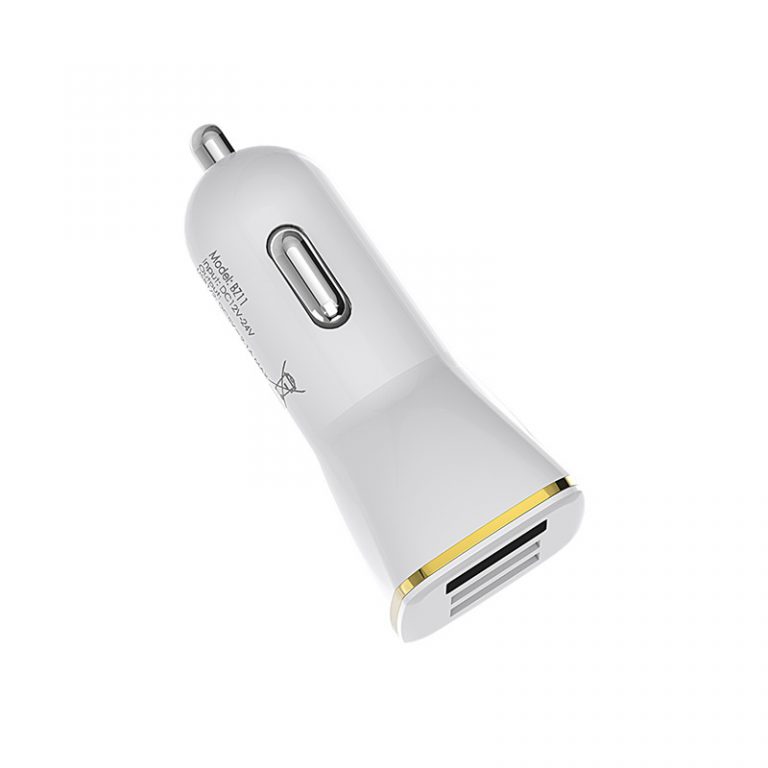 Sạc Xe Hơi BOROFONE BZ11-2 Cổng USB Có Màn Hình LCD - Hàng Chính Hãng