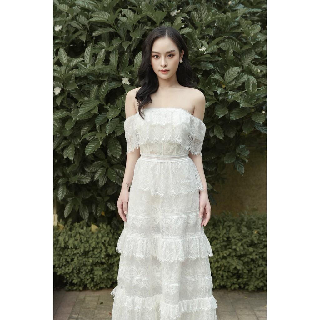 Đầm maxi dự tiệc thiết kế trễ vai sang trọng Luna