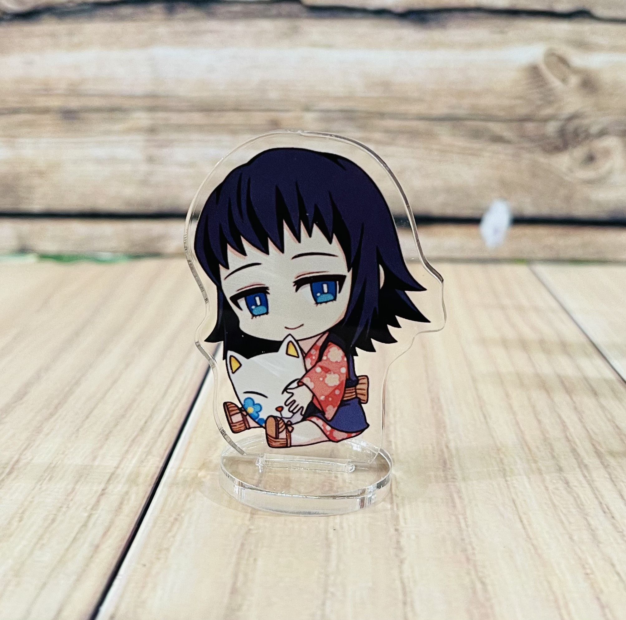 Bộ 9 mô hình Standee Kimetsu No Yaiba, tượng để bàn hình chibi