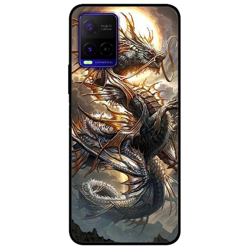 Ốp lưng dành cho Vivo Y21 - Vivo Y21s mẫu Rồng Trăng