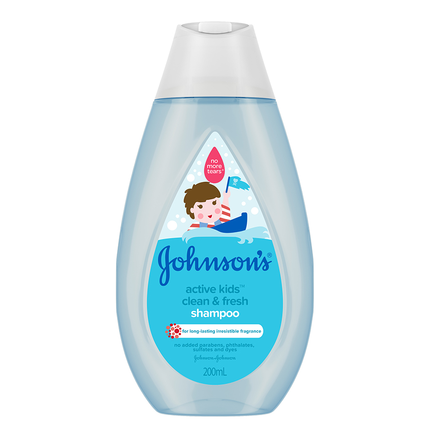 Dầu gội Johnson's Baby thơm mát năng động (200ml)