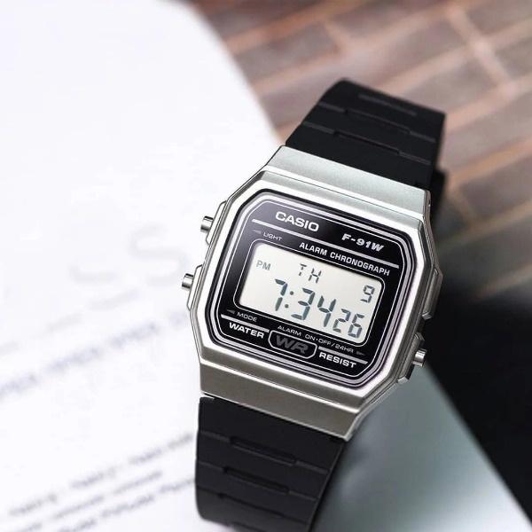 Đồng Hồ Unisex Dây Nhựa CASIO F-91WM-7A | F-91WM-7ADF