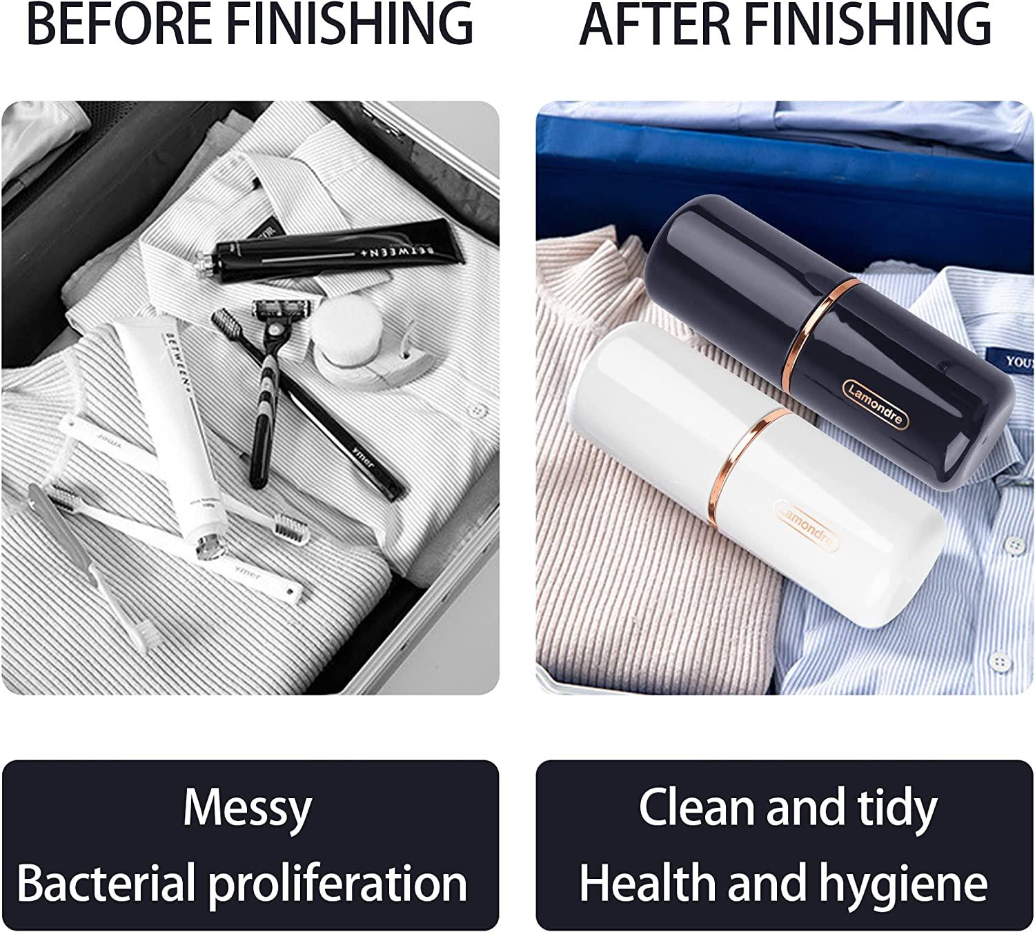 Hộp đựng bàn chải đánh răng 2 gói Hộp đựng bàn chải đánh răng di động