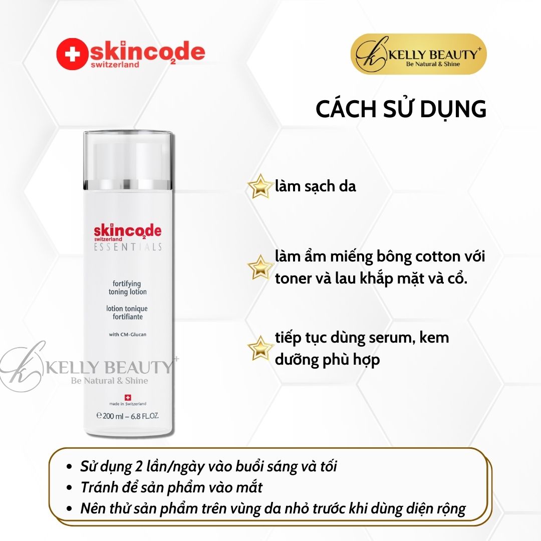 Toner Cân Bằng Da Se Lỗ Chân Lông Skincode Essentials Fortifying Toning Lotion | Kelly Beauty
