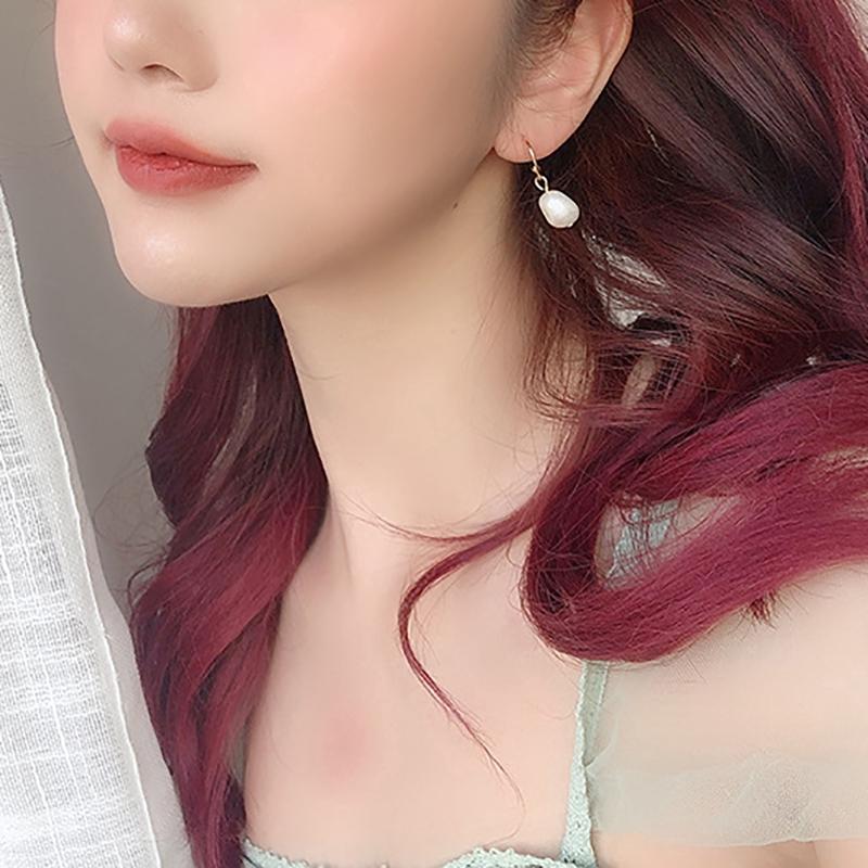 Đôi Khuyên Tai Dài Phối Ngọc Trai Thời Trang Cho Nữ