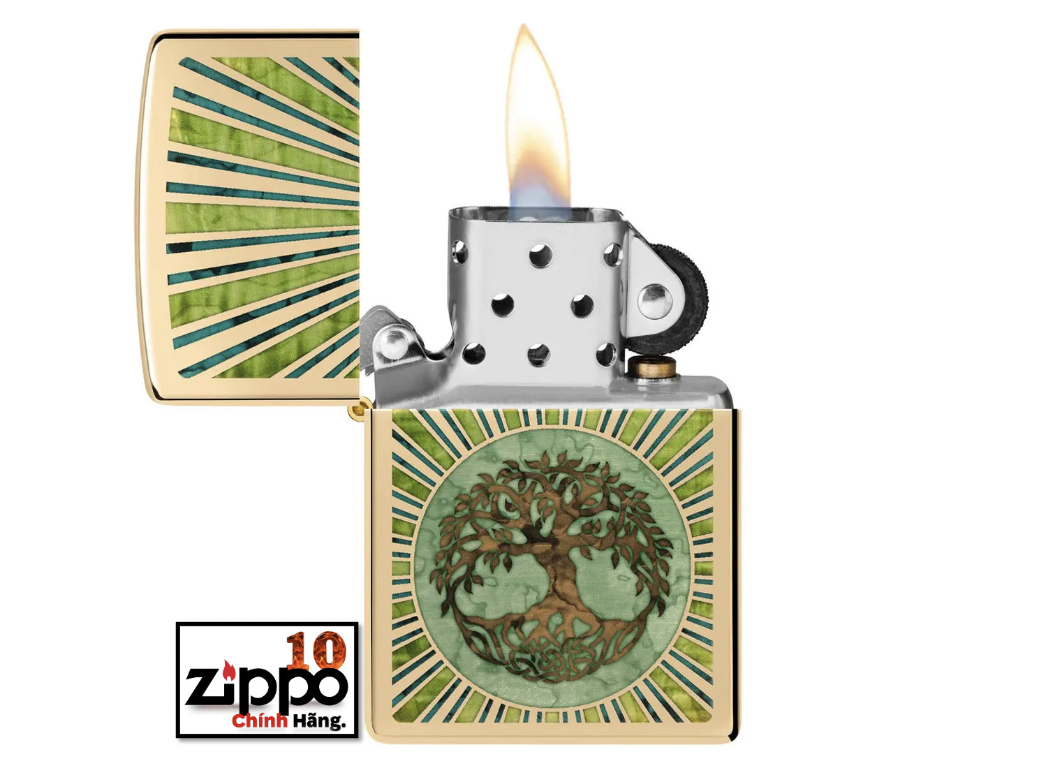 Bật lửa ZIPPO 48391 Spiritual Design - Chính hãng 100%