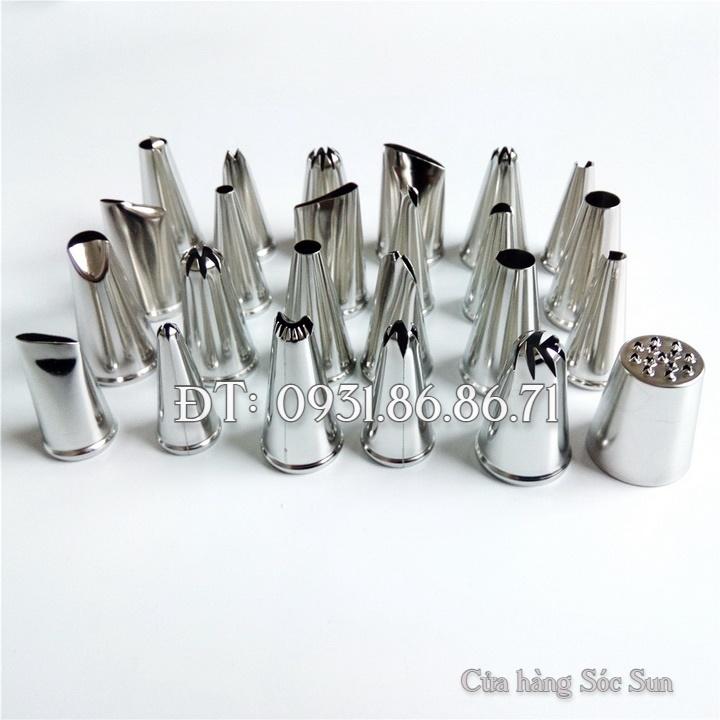 Bộ 24 chuôi bắt bông kem – Mã số 1035