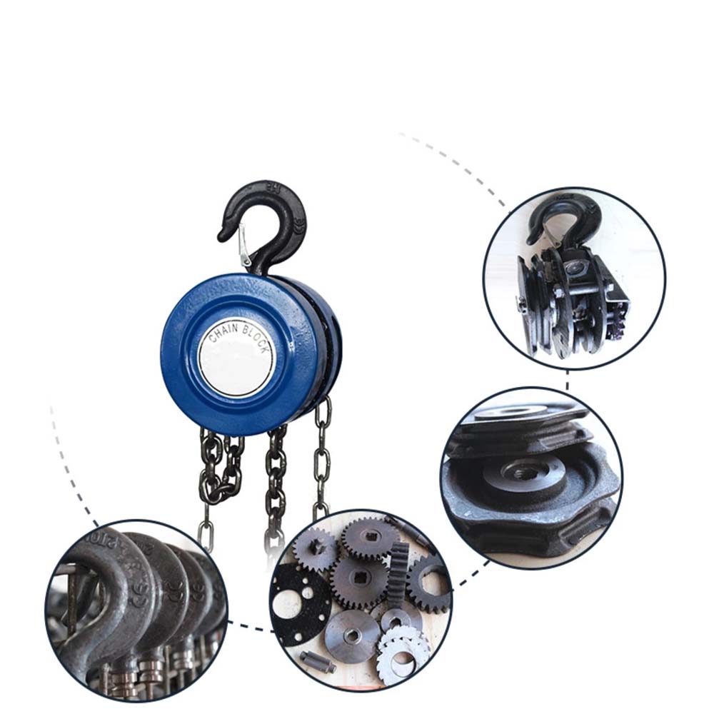PaLang Kéo Tay ABG HSZ 3T-5M - Thiết Bị DùngTrong Xây Dựng, Công Nghiệp Và Dân Dụng, Tải Trọng 3 Tấn, Xích 5 Mét - Hàng Chính Hãng
