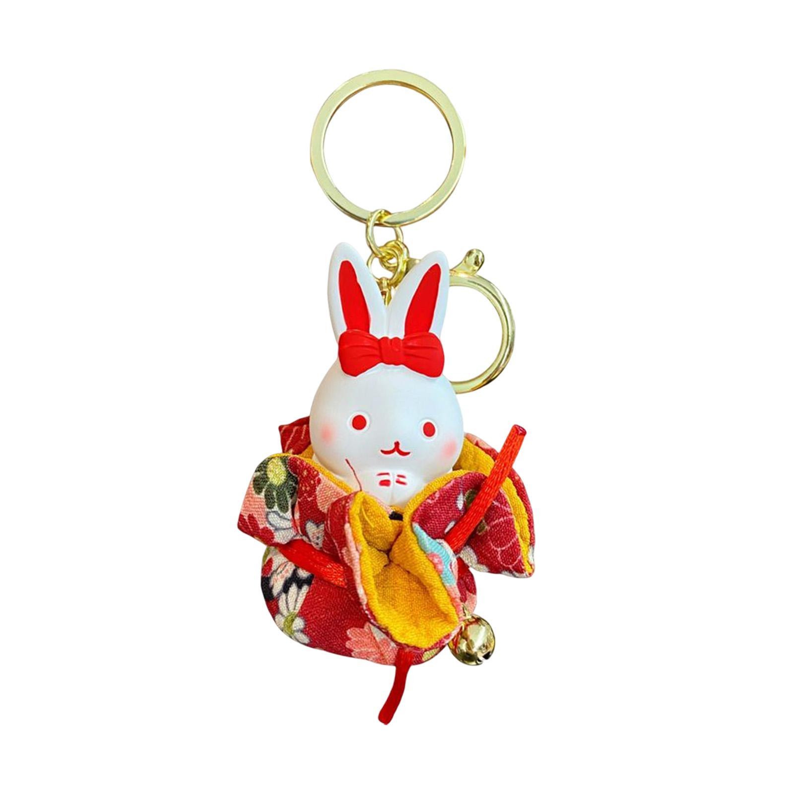 Cartoon Car Pendant Gift Chinese New Year Pendant Doll Pendant for Car Key bag Decor