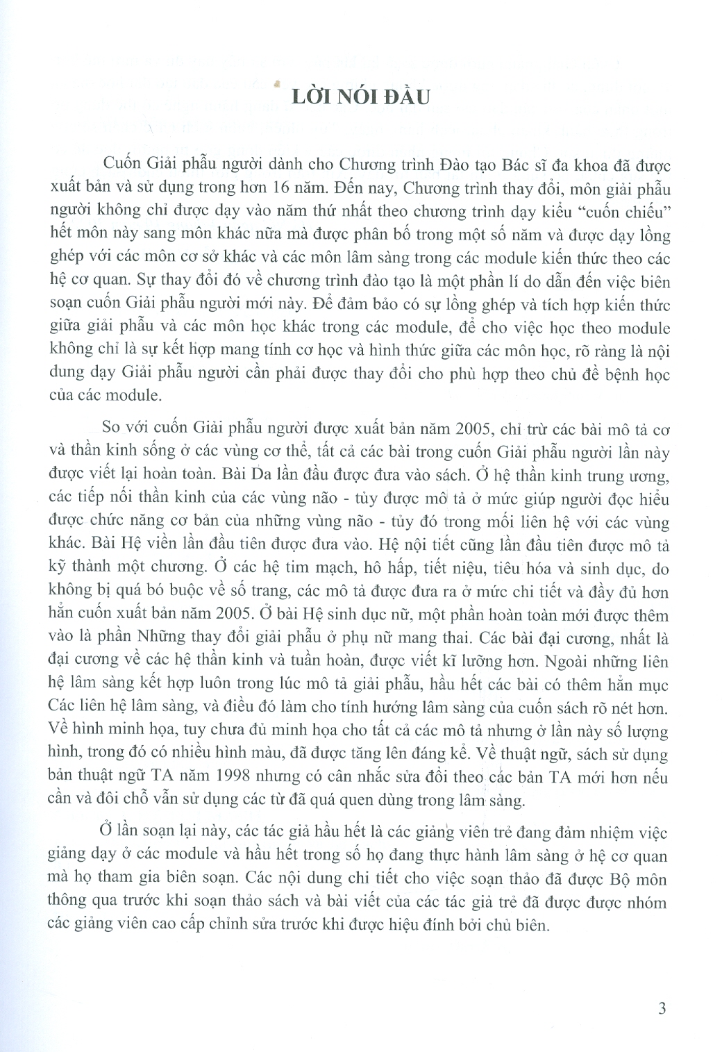 GIẢI PHẪU NGƯỜI (Dùng cho sinh viên hệ bác sĩ) (Bộ Môn Giải Phẫu - Trường Đại Học Y Hà Nội)