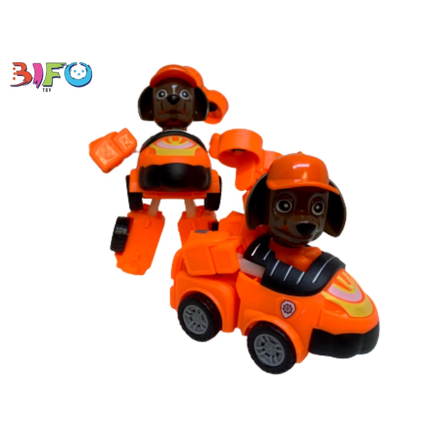 Bộ 4 đồ chơi biến hình biệt đội xe những chú chó cứu hộ Paw Patrol