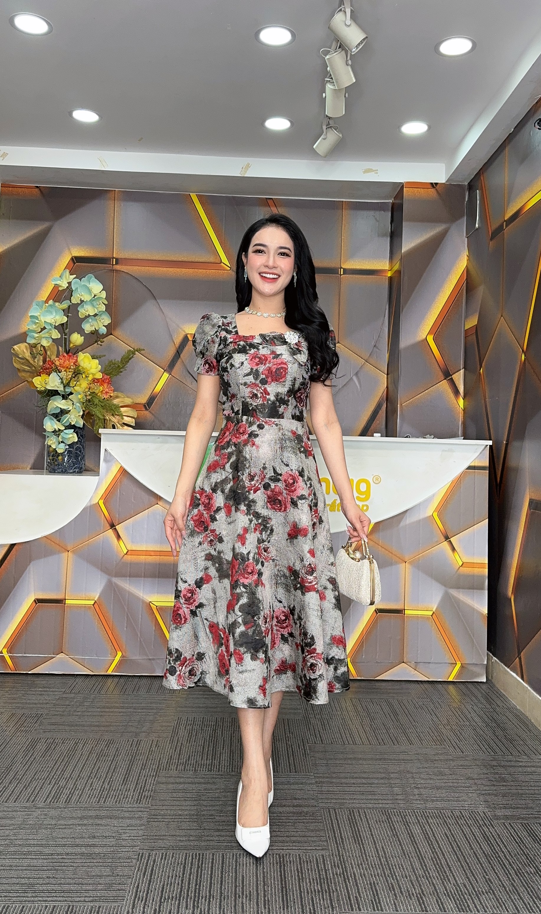 Đầm xòe - Y1852 - Thương hiệu Zonbig