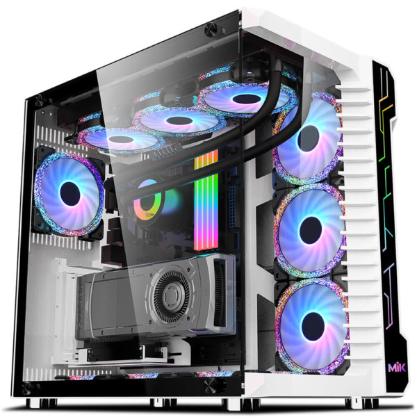 MIK LV07 – White – Mid Tower Case_ HÀNG CHÍNH HÃNG