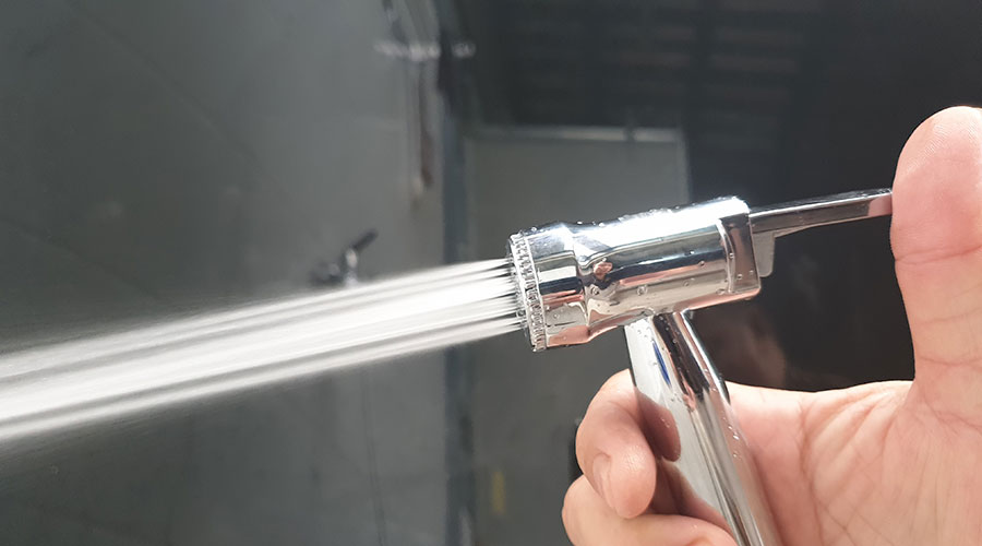 Tay xịt vệ sinh Nhựa ABS mạ Chrome tăng áp Eurolife EL-H06