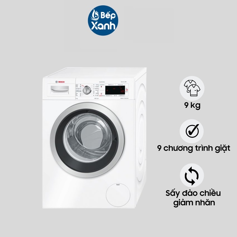 Máy Giặt Bosch HMH.WAW28480SG - Series 8 - 9kg - Hàng Chính Hãng - Chỉ Giao HCM