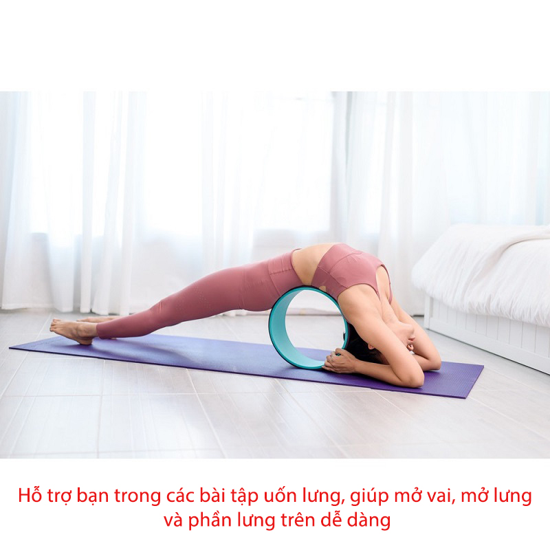 Combo 4 sản phẩm Yoga - YOGA QG: 1 Thảm Yoga Định Tuyến + 1 Gạch Tập Yoga + 1 Bóng Tập Yoga Trơn + 1 Vòng Tập Yoga Trơn