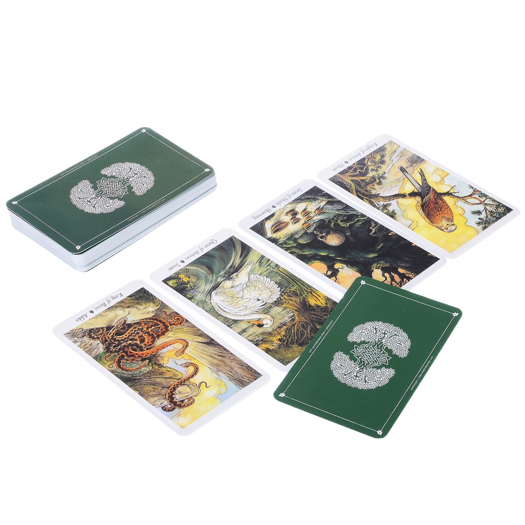 Combo Bộ Bài Bói Tarot Wild Wood Tarot và Khăn Trải Bàn Tarot