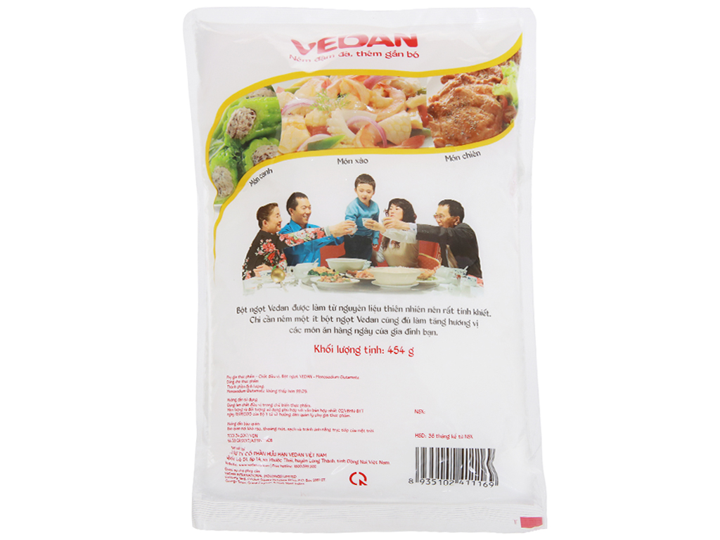 Combo 3 Gói Bột Ngọt VEDAN 454g [ LM ]