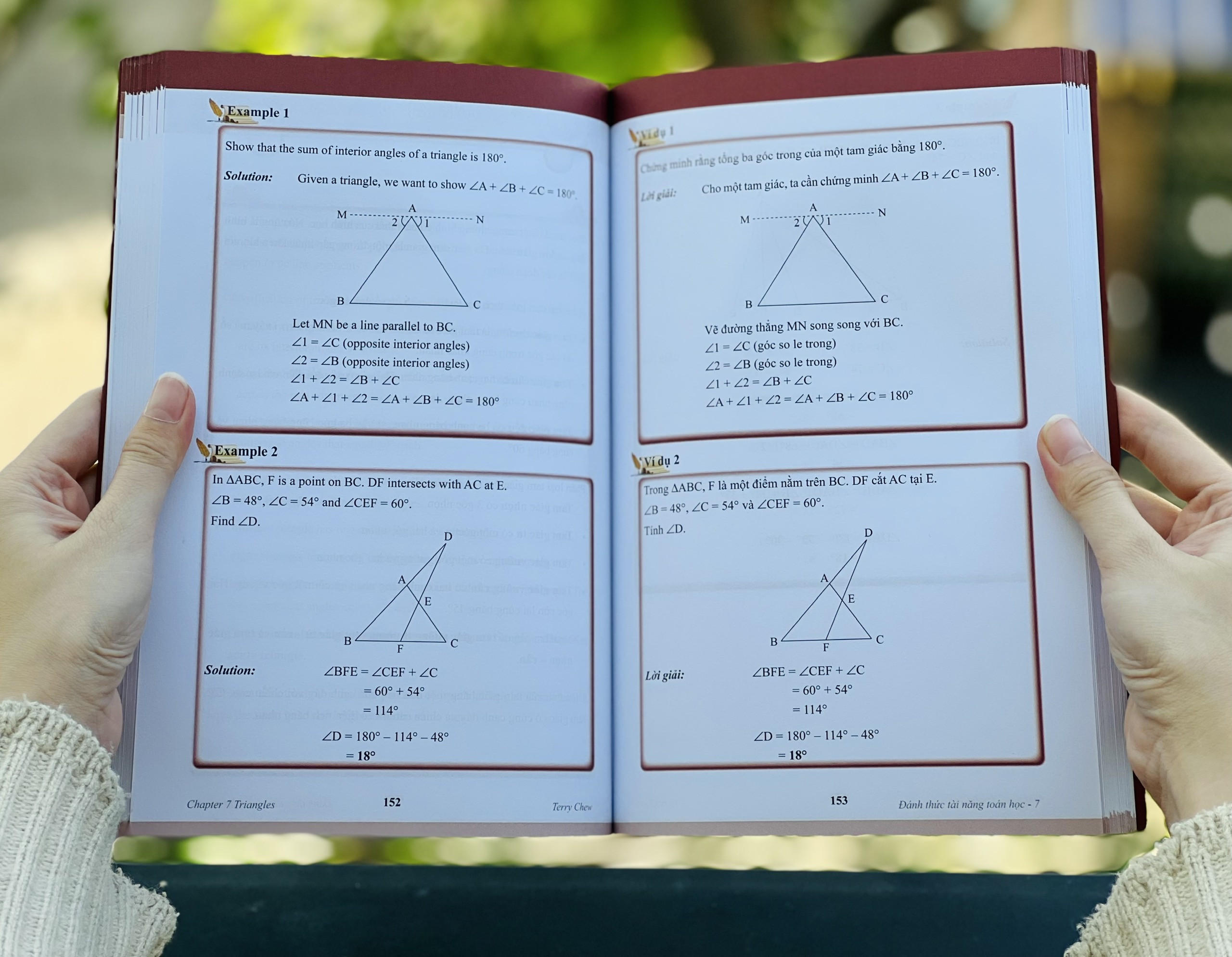 Sách Đánh Thức Tài Năng Toán Học 7 - Sách Song Ngữ Giúp Trẻ Vừa Học Toán Vừa Ôn Luyện Tiếng Anh Theo Chương Trình Singapore, Sách Toán Lớp 8, Lớp 9 - Á Châu Books, Bìa Cứng, In Màu
