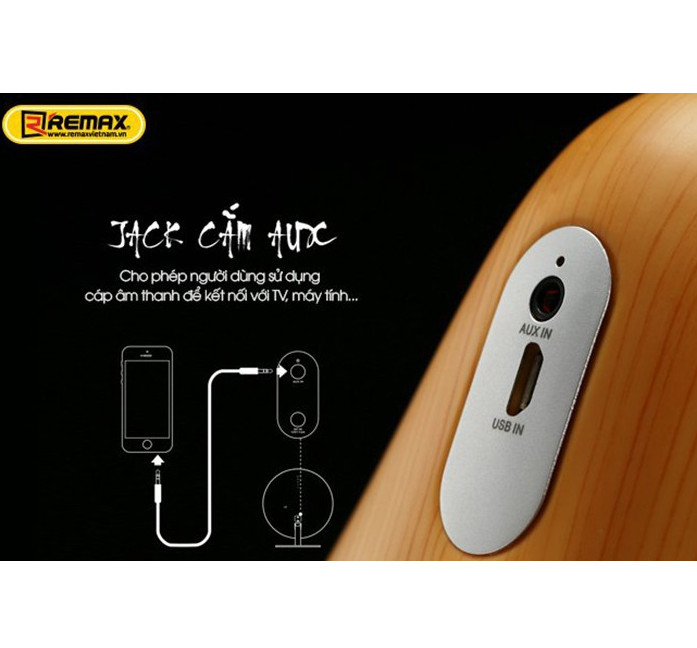 Loa Bluetooth thời trang để bàn dạng đĩa bay UFO Remax RB-M23 - Hàng Nhập Khẩu