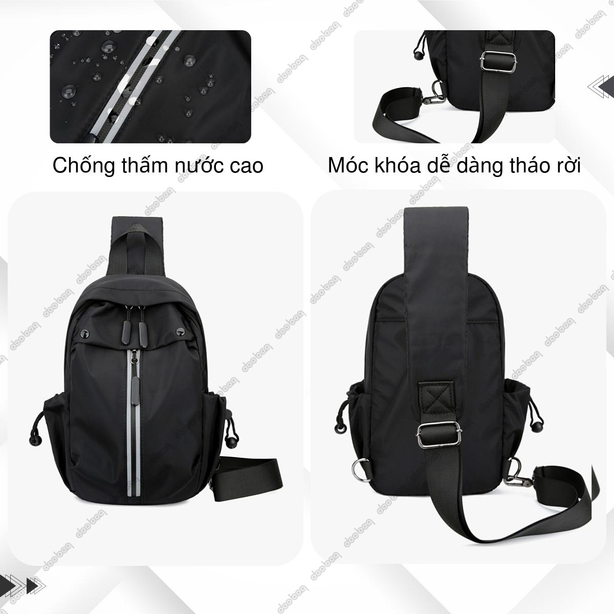 Túi đeo chéo nam thiết kế đeo chéo tiện lợi Doo Bag chất liệu nylon chống kháng nước bền đẹp