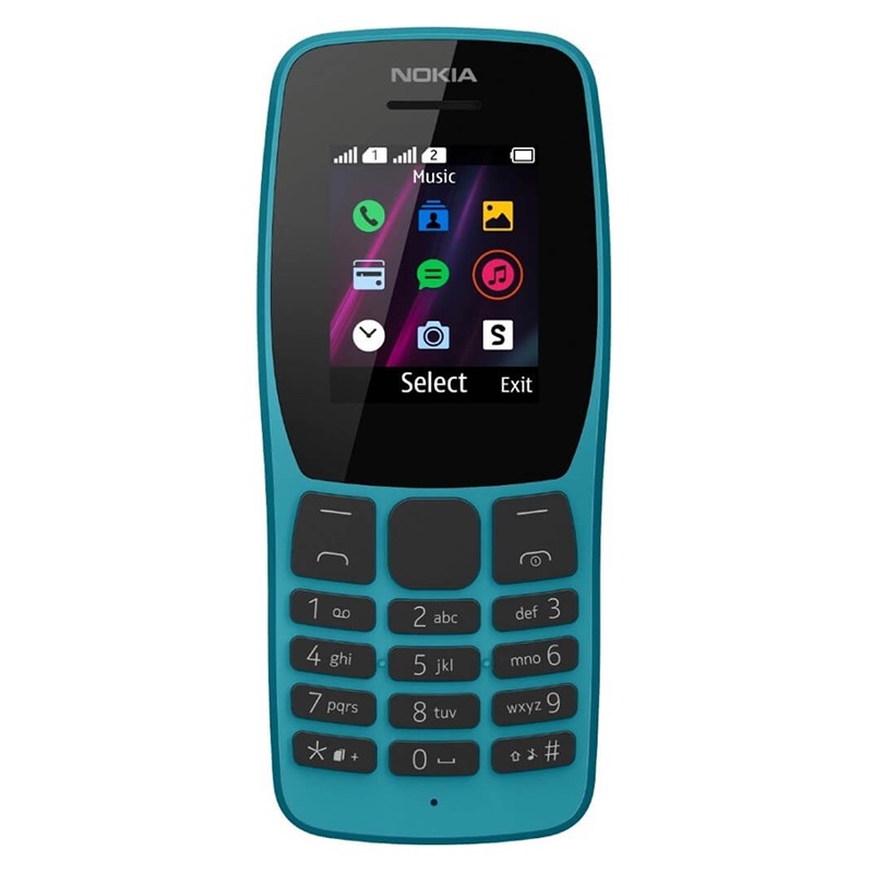 Nokia 110 Dual Sim (2019) - Xanh - Hàng chính hãng